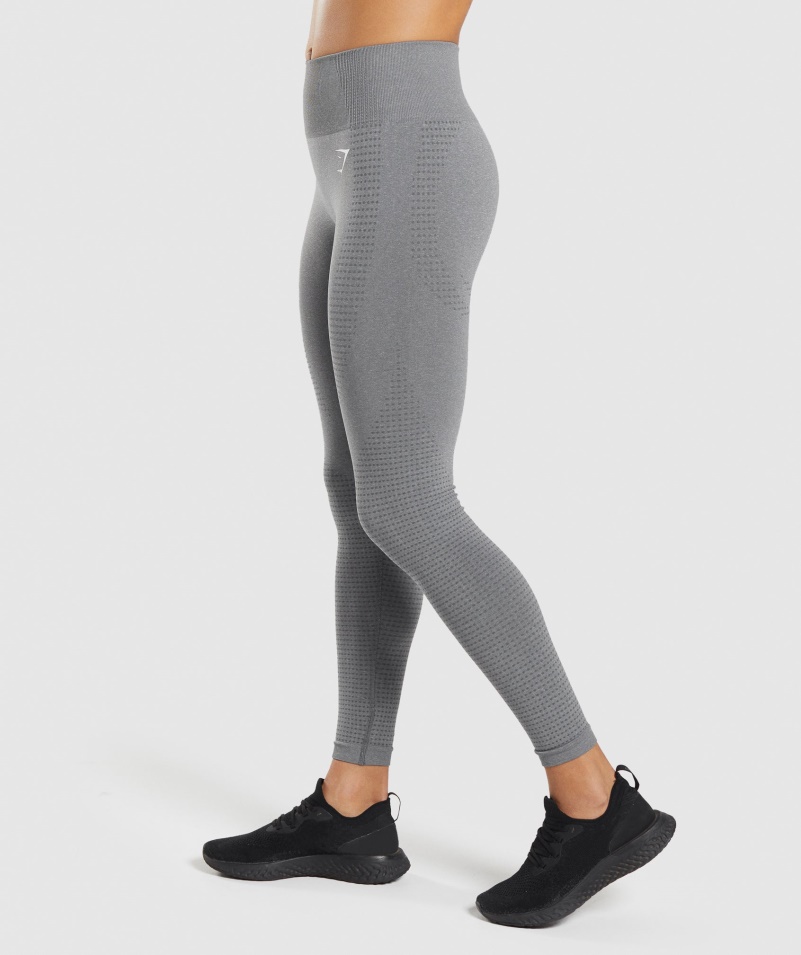 Gymshark Vital Bezšvové 2.0 Legíny Smokey Grey Marl