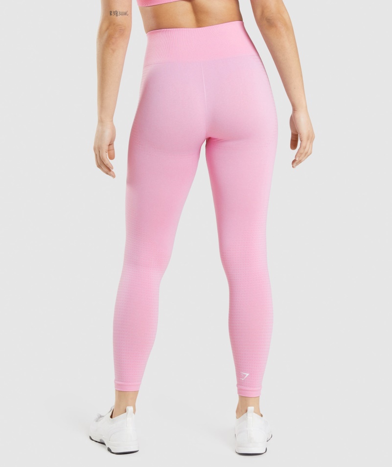 Gymshark Vital Bezšvové 2.0 Legíny Sorbet Pink Marl