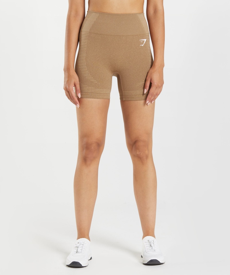 Gymshark Vital Bezšvové 2.0 šortky Plavé Marl