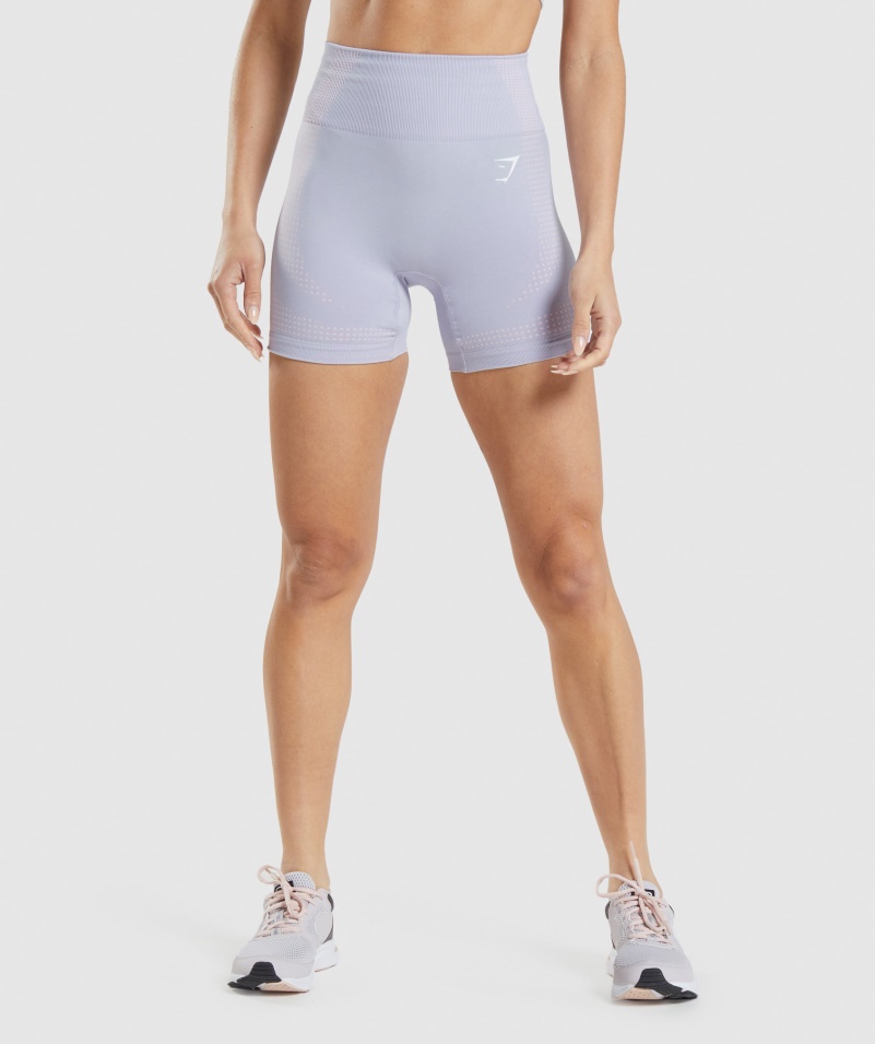 Gymshark Vital Bezšvové 2.0 šortky Moonstone Blue Marl