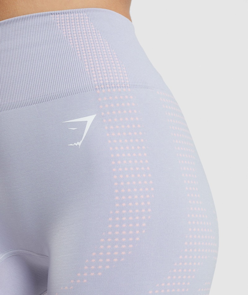 Gymshark Vital Bezšvové 2.0 šortky Moonstone Blue Marl