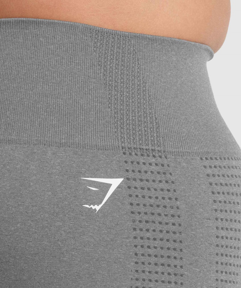 Gymshark Vital Bezšvové 2.0 šortky Smokey Grey Marl