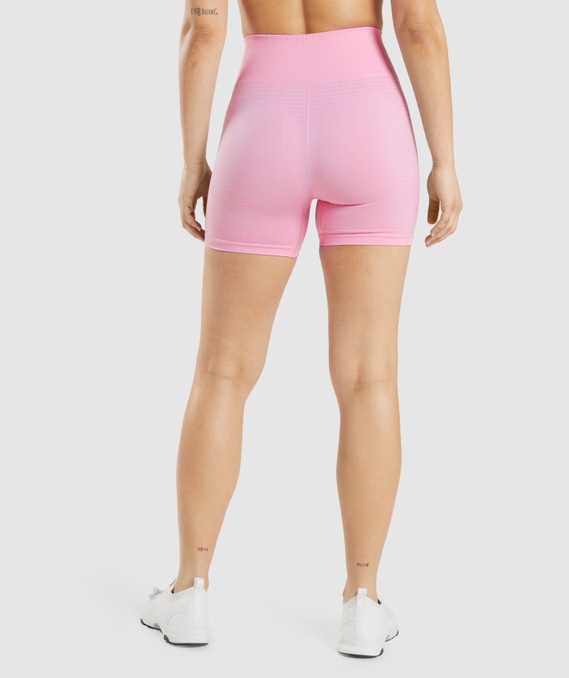 Gymshark Vital Bezšvové 2.0 šortky Sorbet Pink Marl