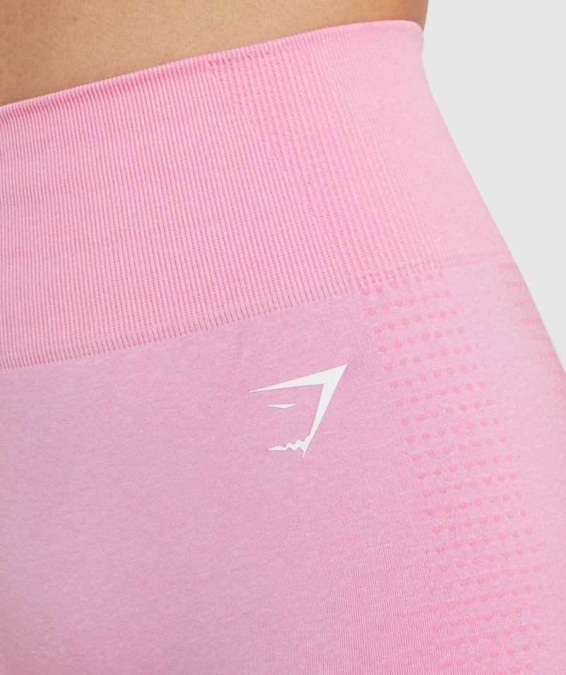 Gymshark Vital Bezšvové 2.0 šortky Sorbet Pink Marl