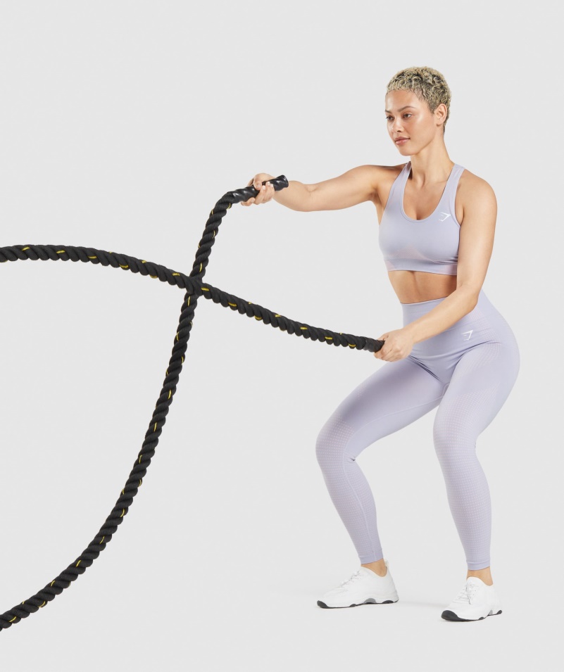 Gymshark Vital Bezšvová 2.0 športová Podprsenka Moonstone Blue Marl