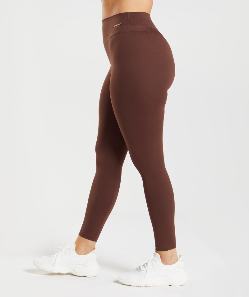 Gymshark Whitney High Rise Legíny Rekindle Brown
